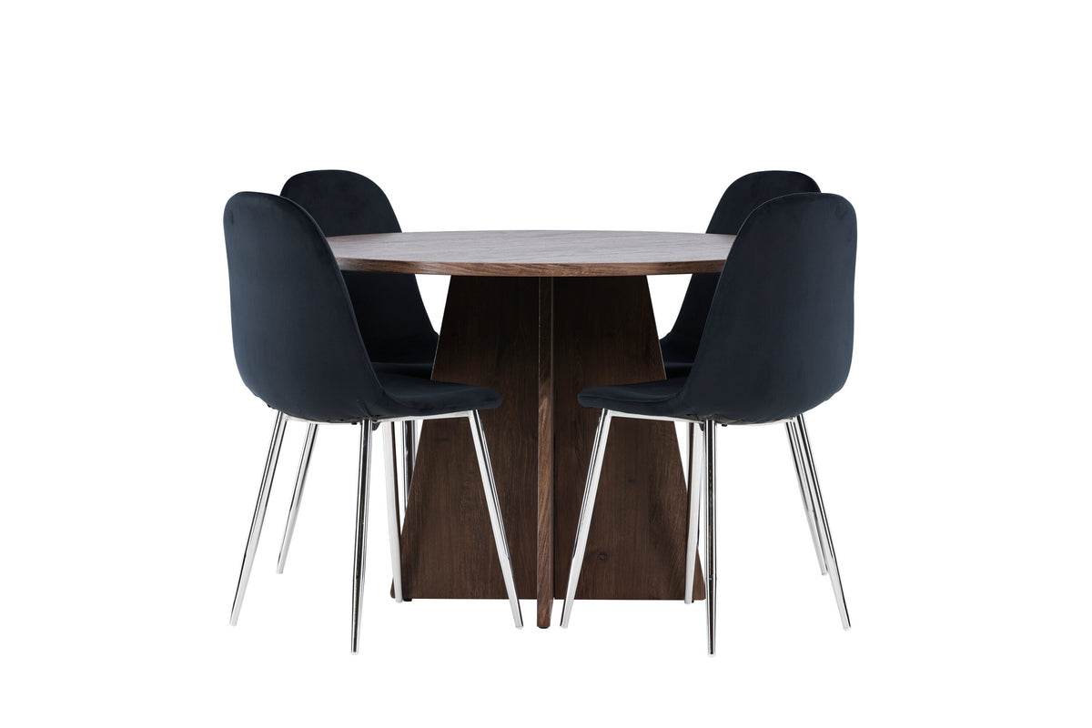 Bootcut Matbord med Polar Stolarna – MDF