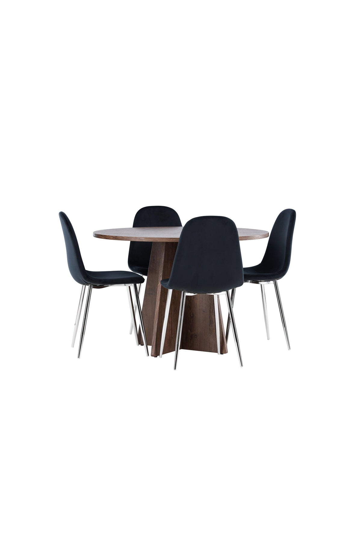 Bootcut Matbord med Polar Stolarna – MDF