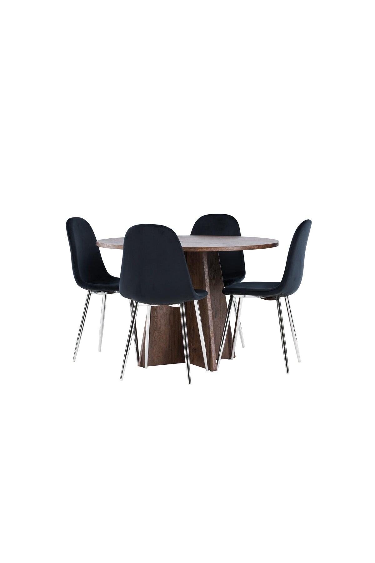 Bootcut Matbord med Polar Stolarna – MDF