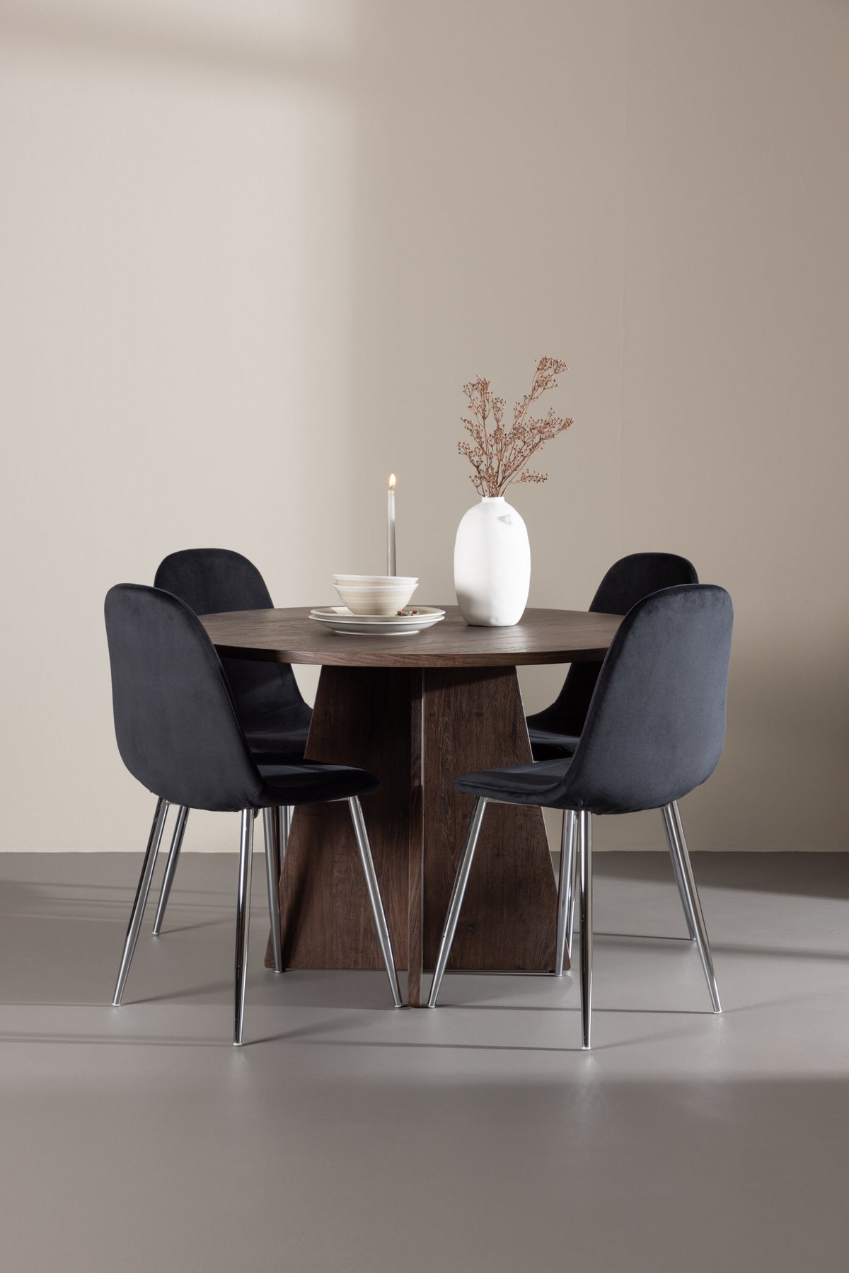 Bootcut Matbord med Polar Stolarna – MDF