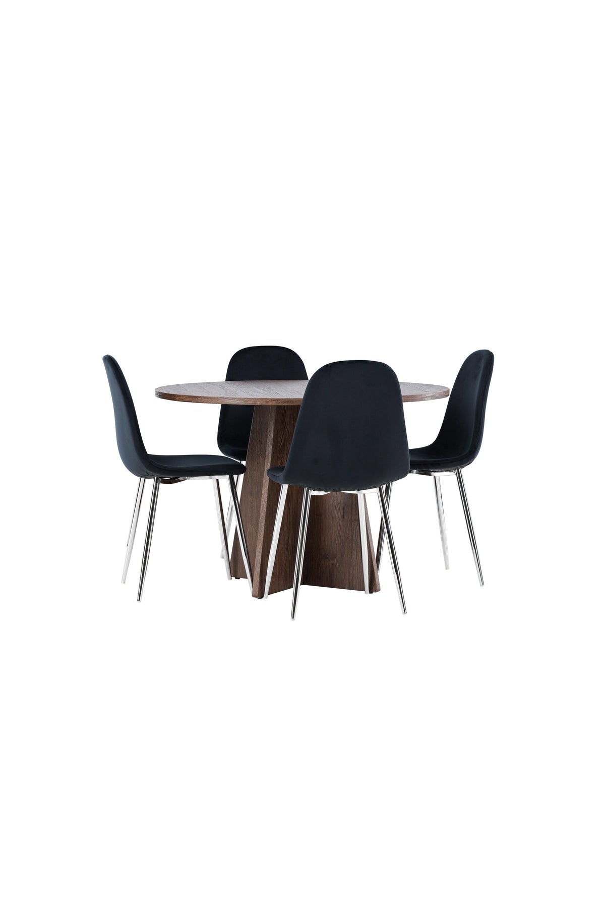 Bootcut Matbord med Polar Stolarna – MDF