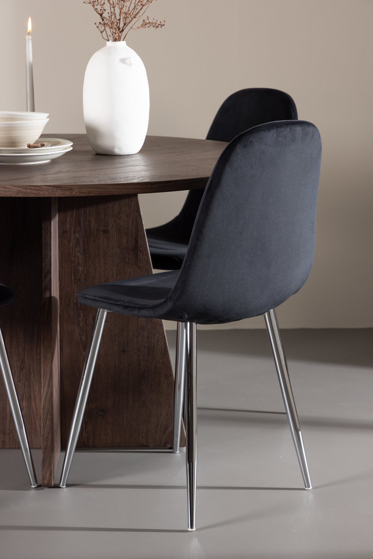 Bootcut Matbord med Polar Stolarna – MDF