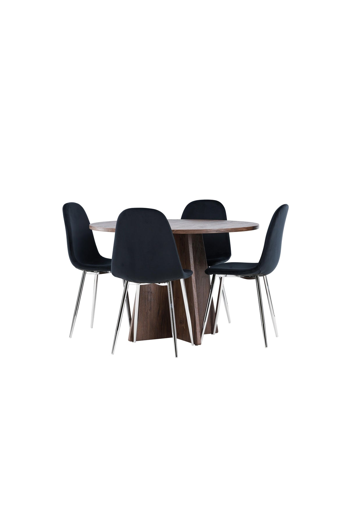Bootcut Matbord med Polar Stolarna – MDF