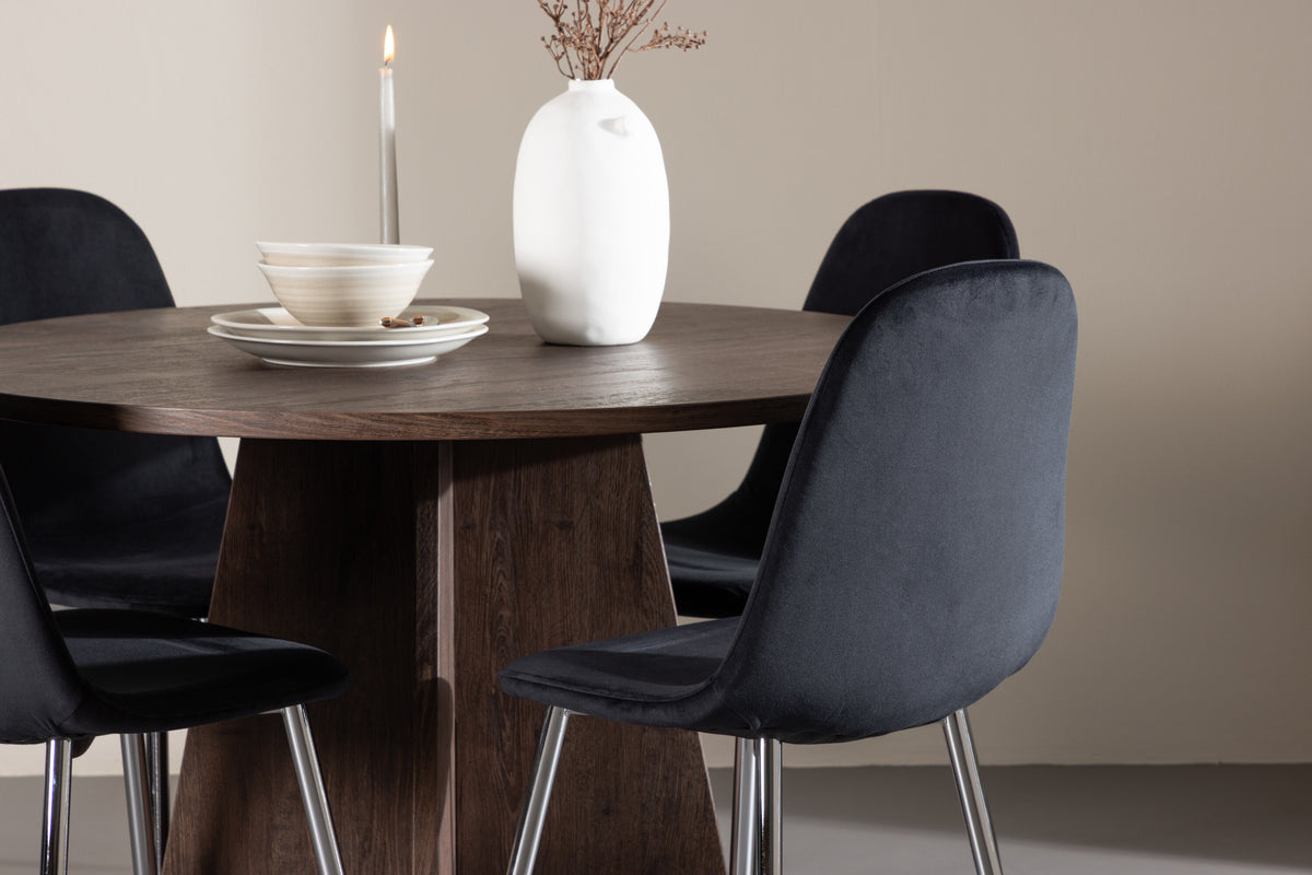 Bootcut Matbord med Polar Stolarna – MDF