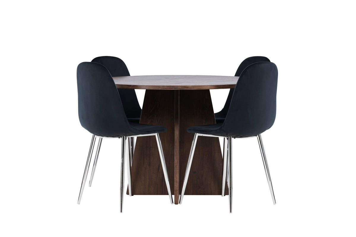 Bootcut Matbord med Polar Stolarna – MDF