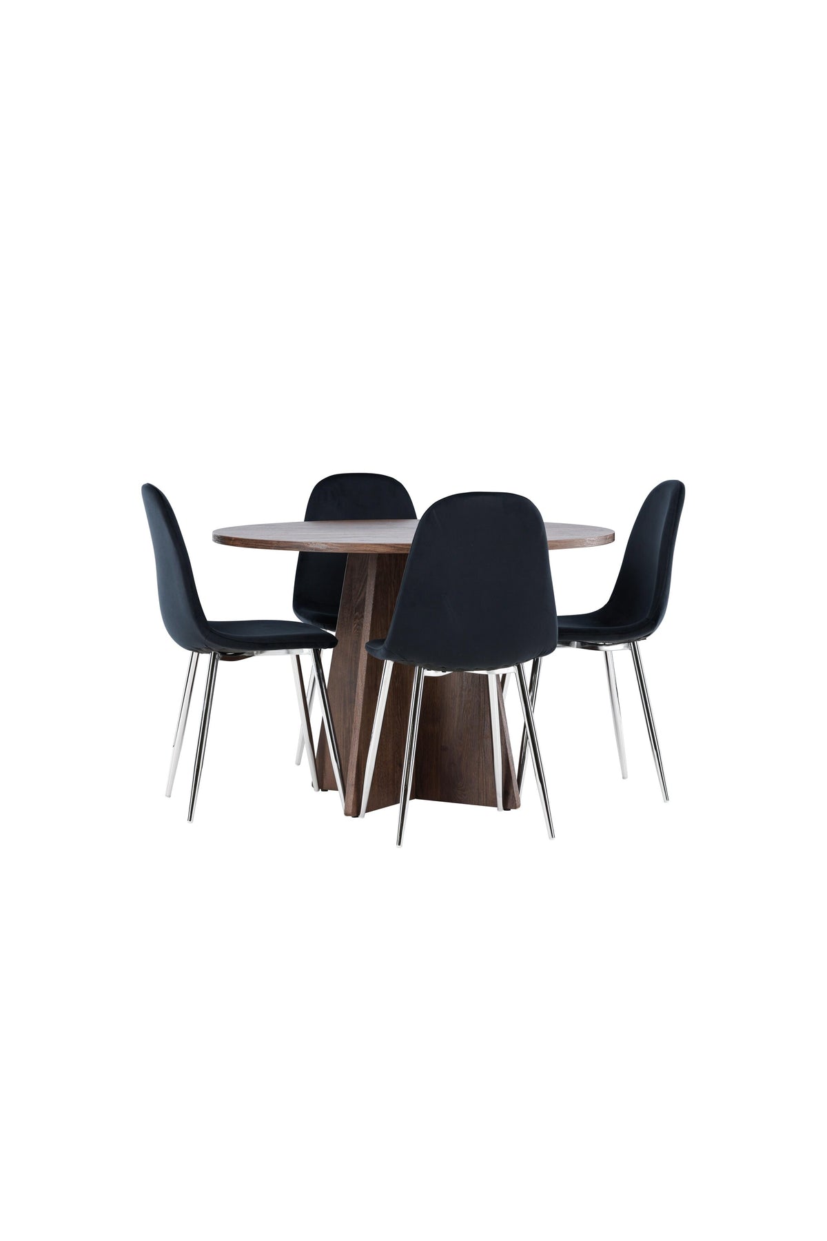 Bootcut Matbord med Polar Stolarna – MDF