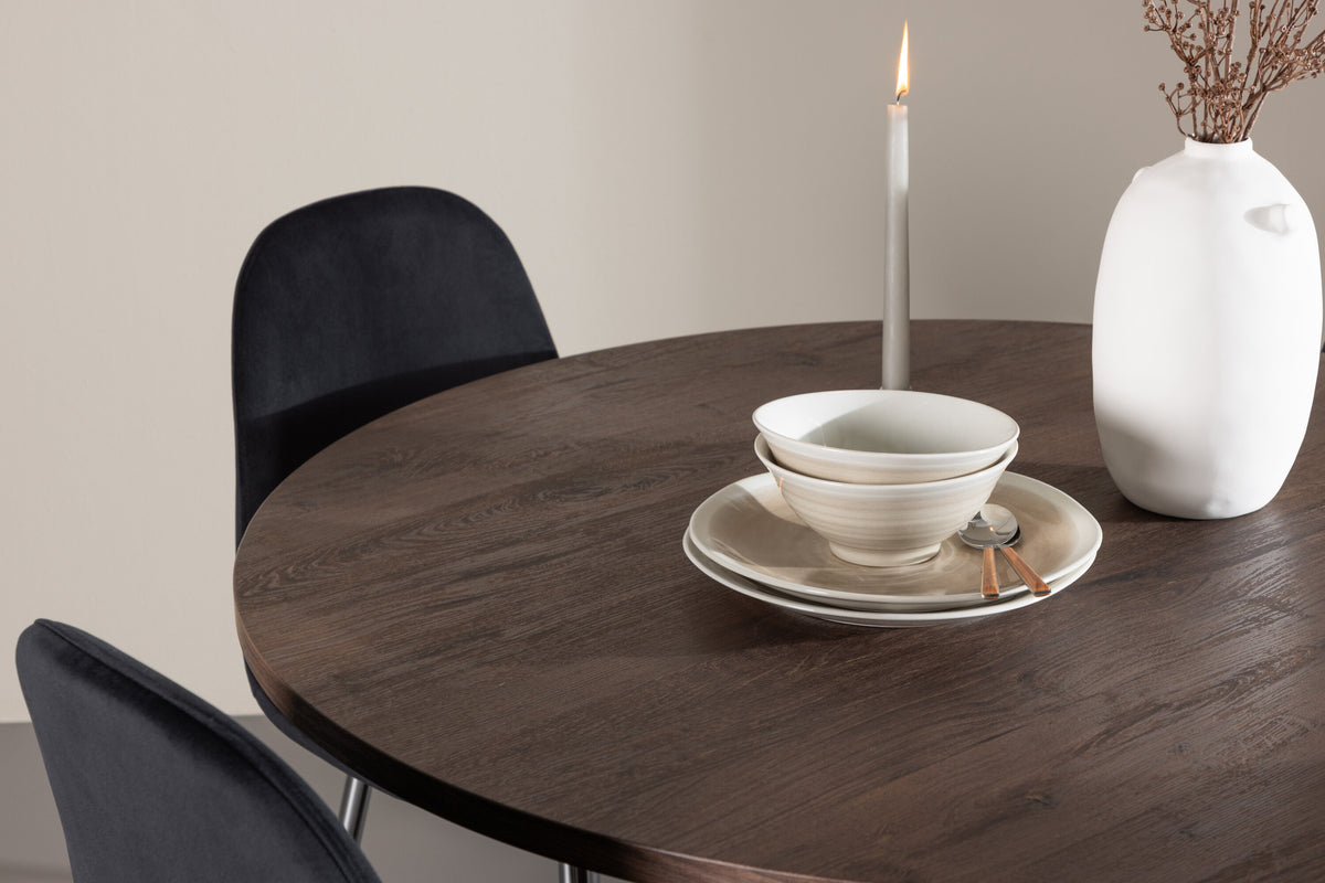 Bootcut Matbord med Polar Stolarna – MDF