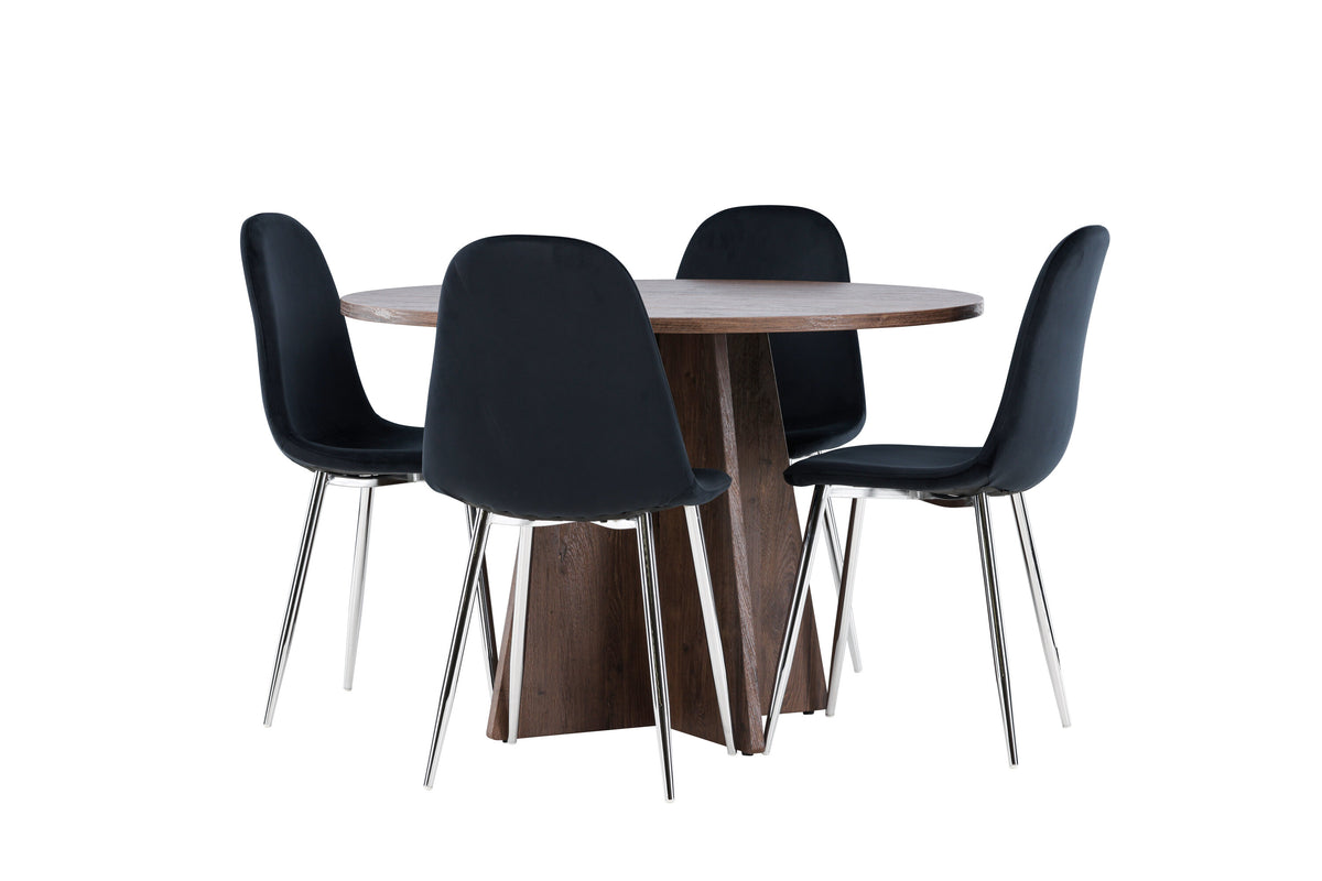Bootcut Matbord med Polar Stolarna – MDF