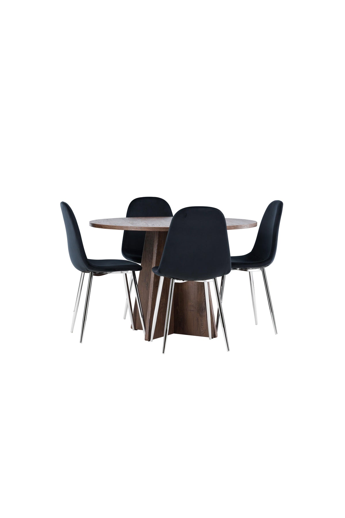 Bootcut Matbord med Polar Stolarna – MDF