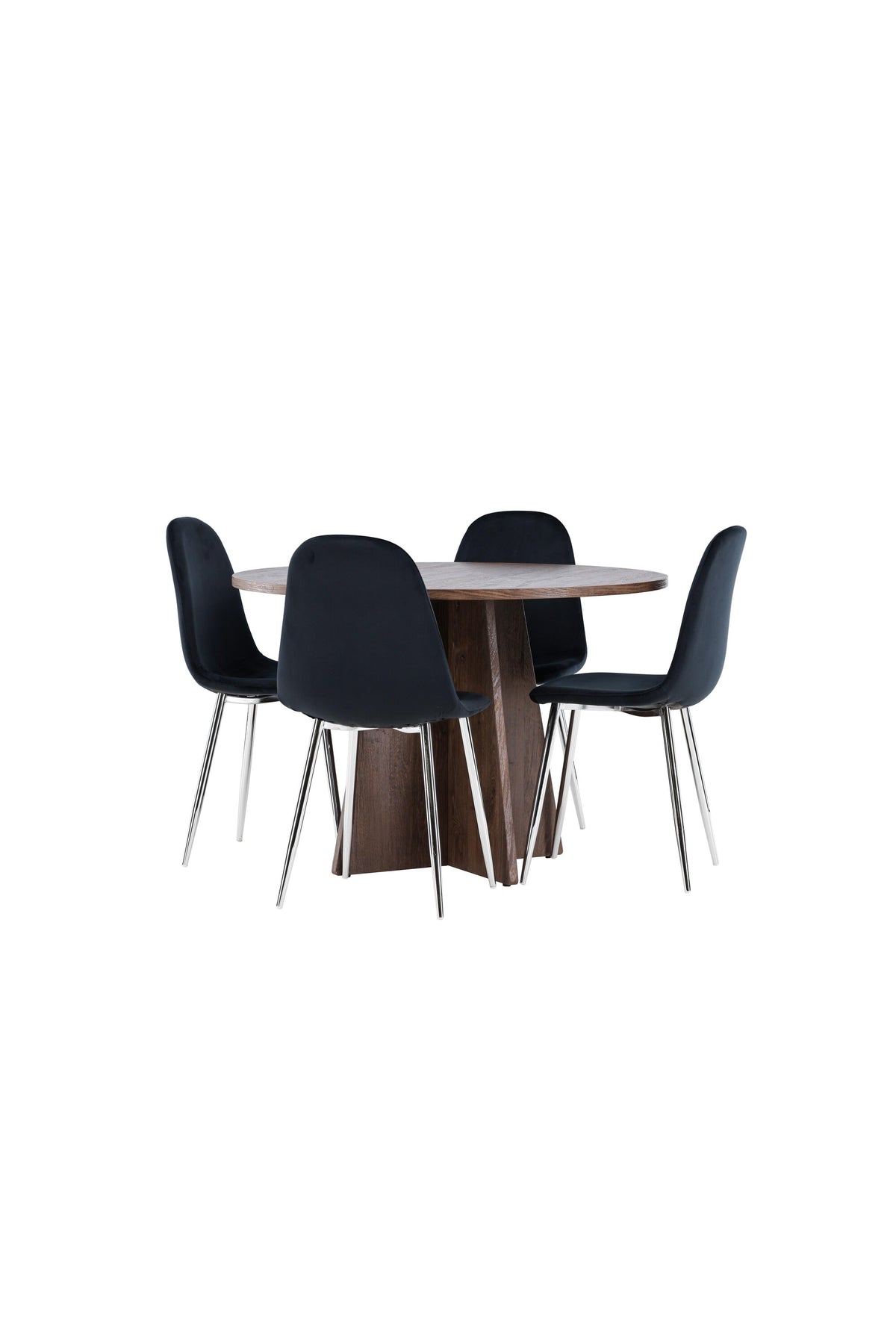 Bootcut Matbord med Polar Stolarna – MDF