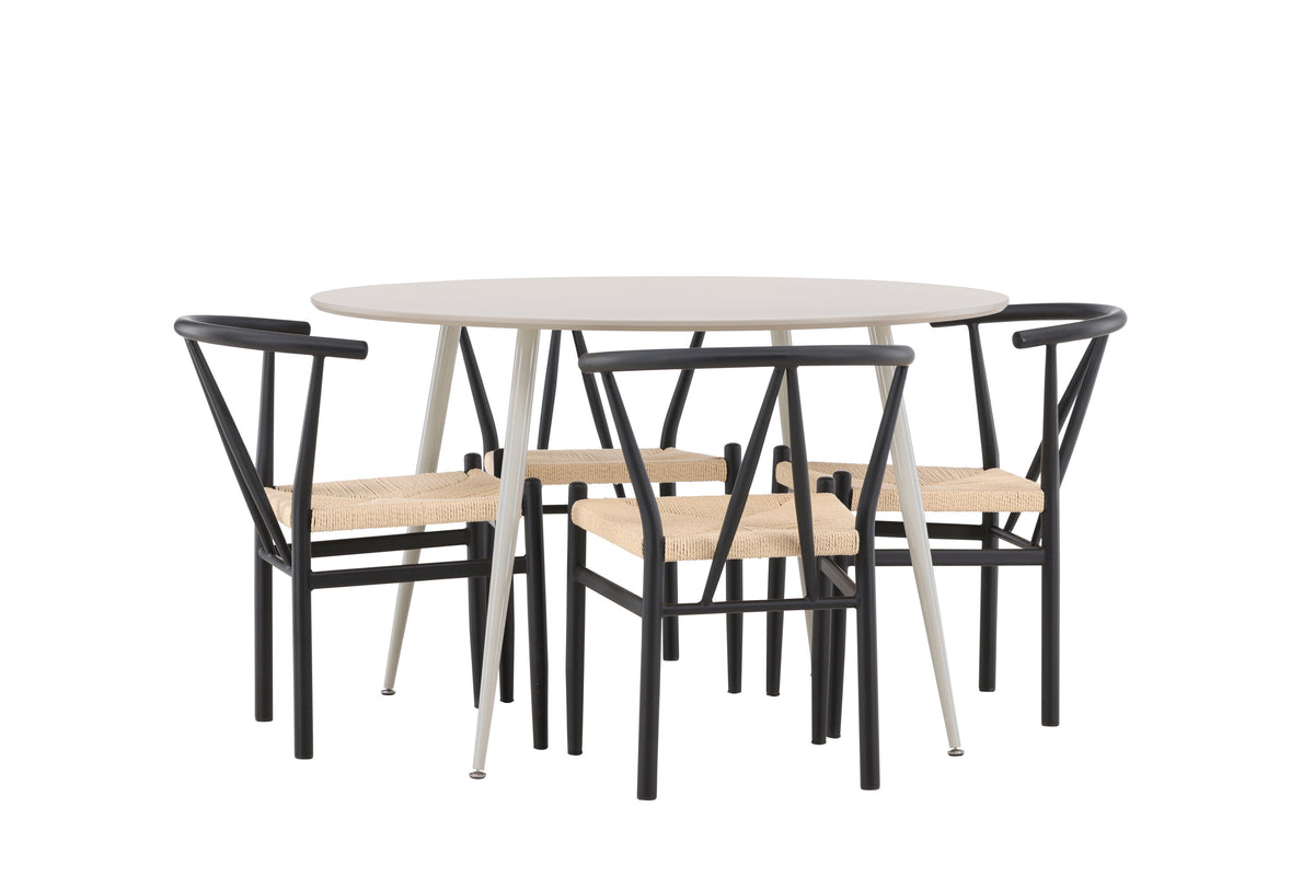 Plaza Matbord med Alfons Stolarna
