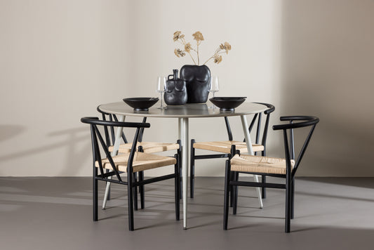 Plaza Matbord med Alfons Stolarna
