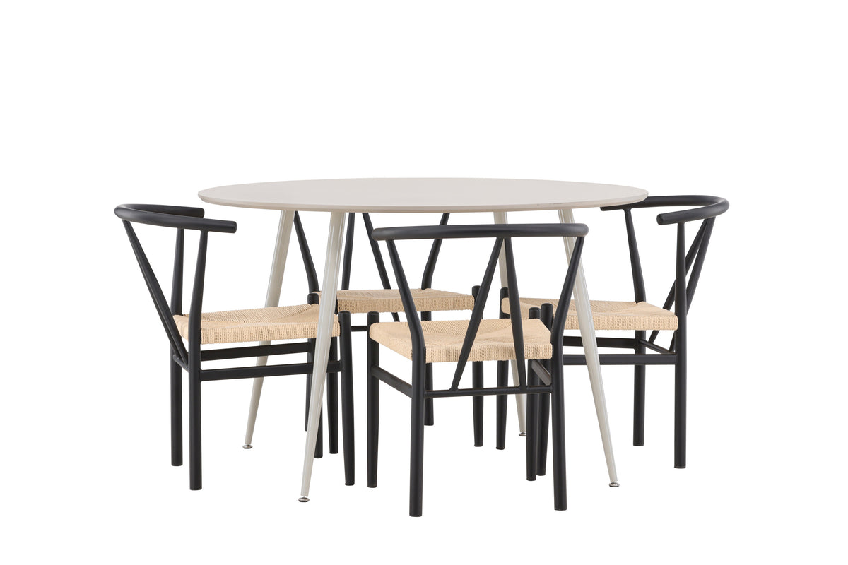Plaza Matbord med Alfons Stolarna
