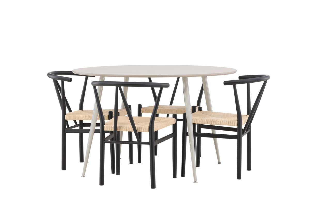 Plaza Matbord med Alfons Stolarna
