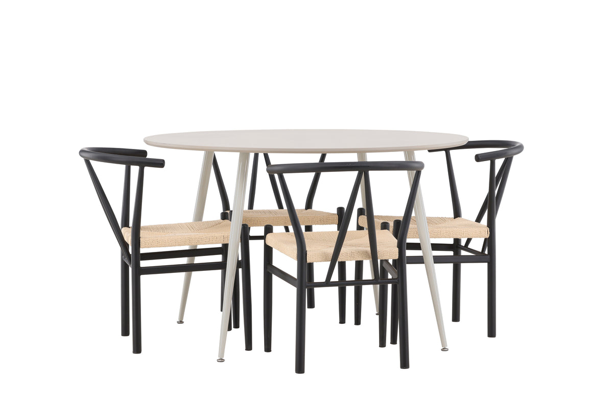 Plaza Matbord med Alfons Stolarna