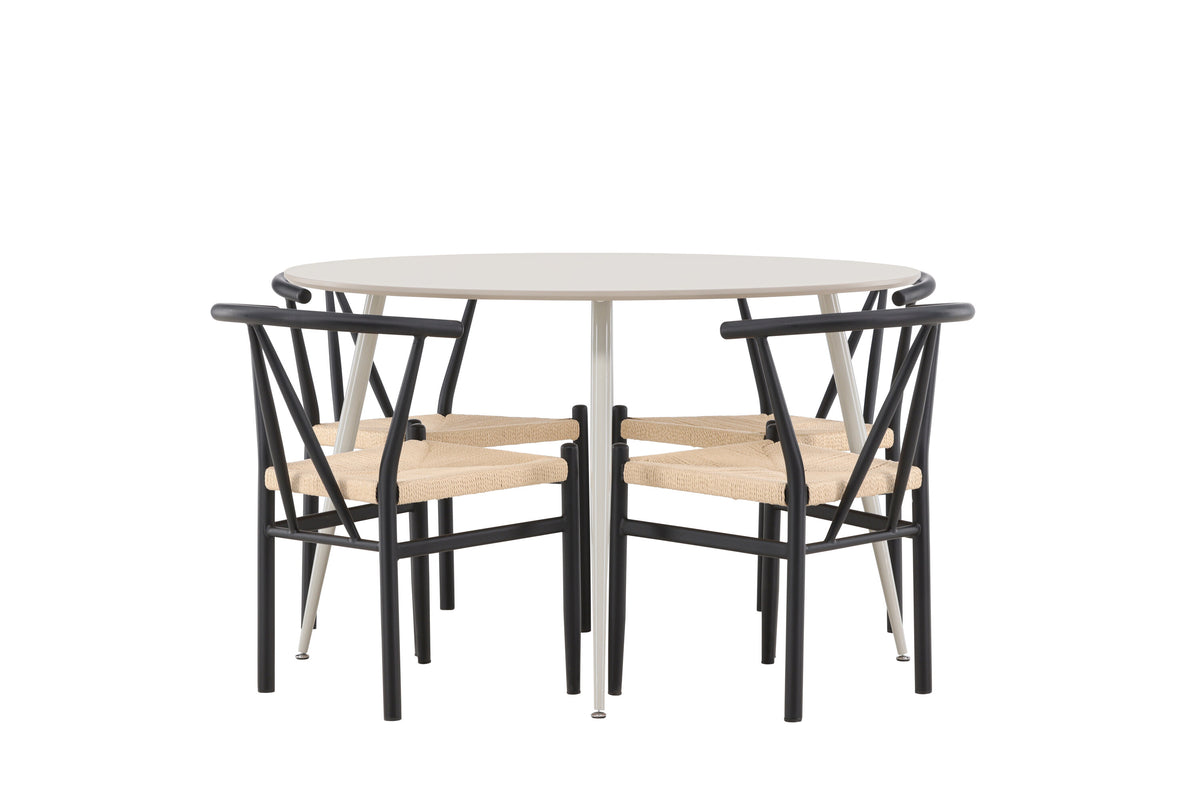 Plaza Matbord med Alfons Stolarna