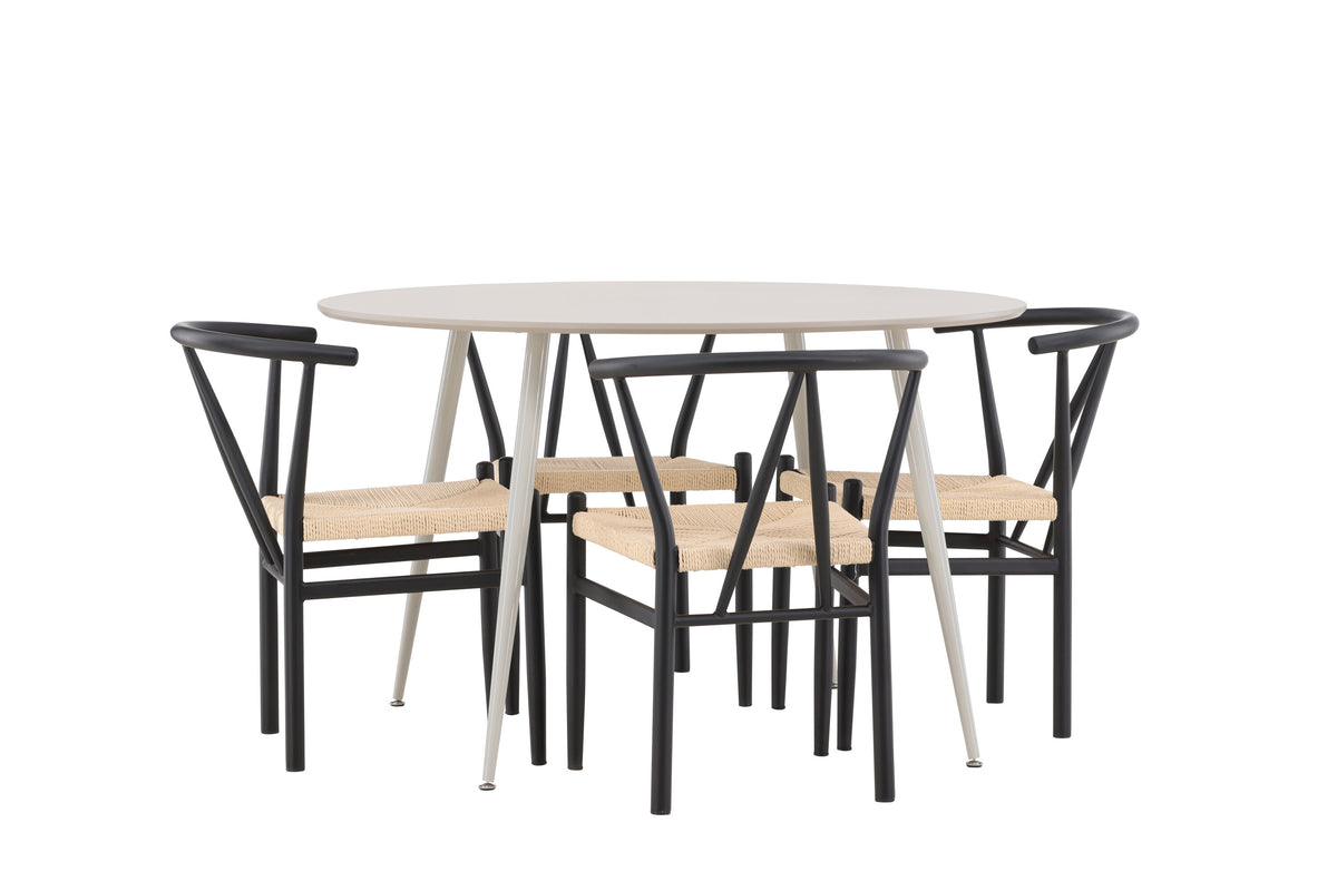 Plaza Matbord med Alfons Stolarna