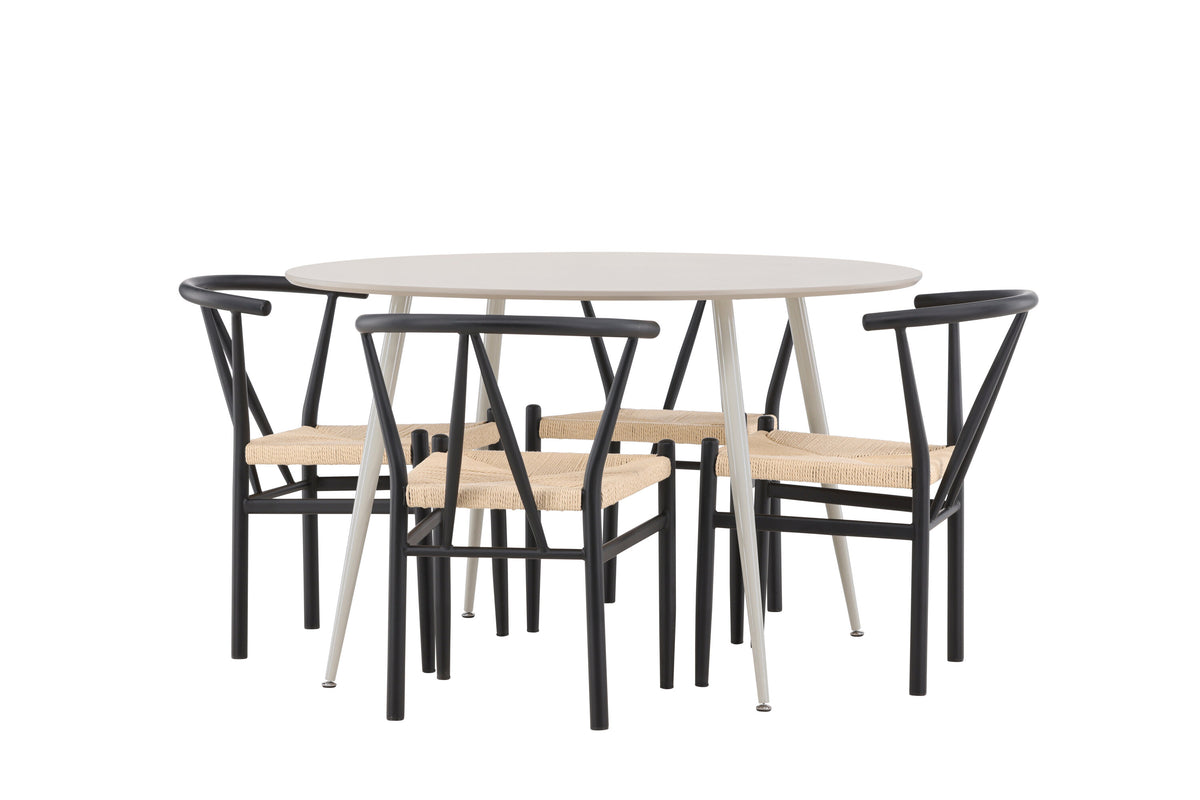Plaza Matbord med Alfons Stolarna