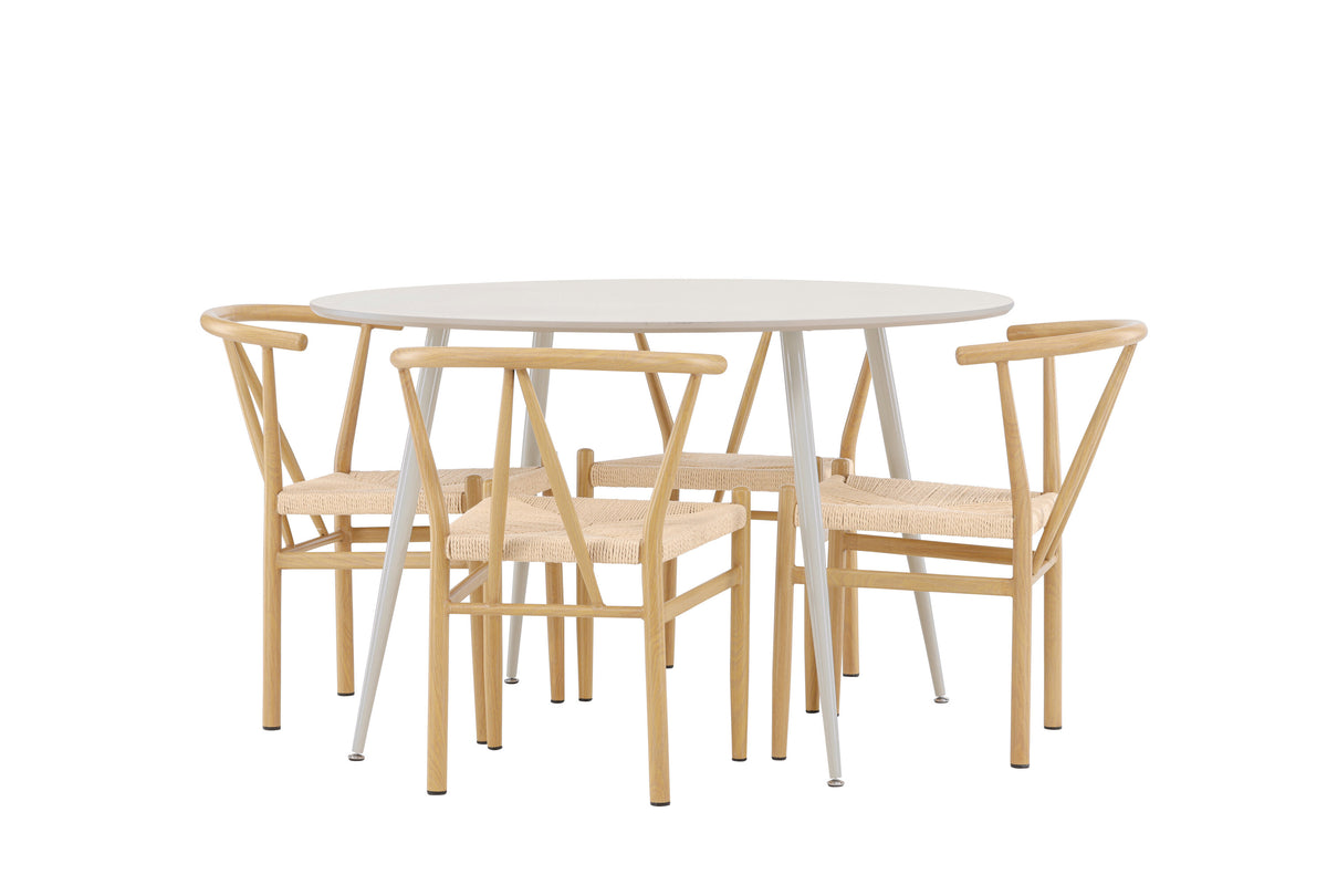 Plaza Matbord med Alfons Stolarna
