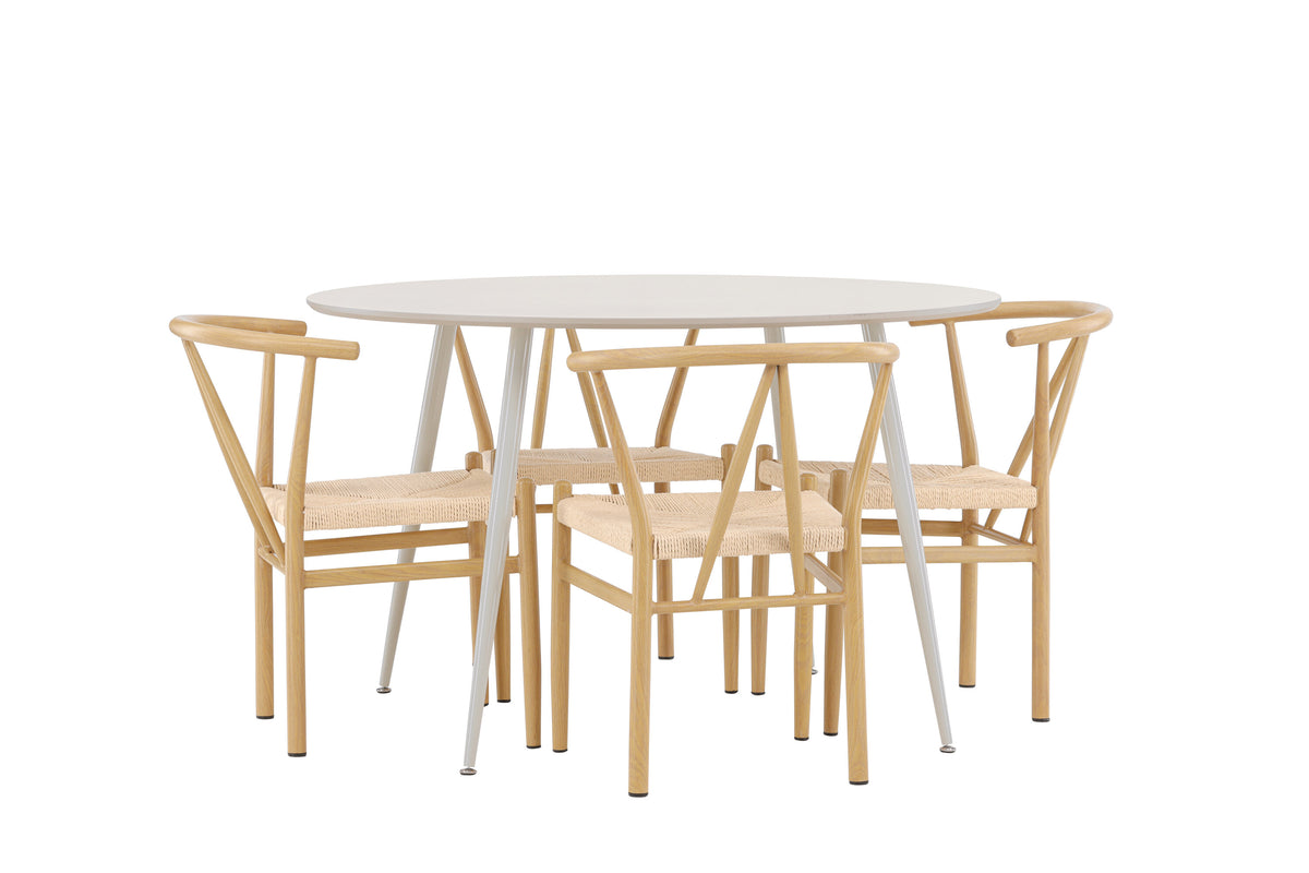 Plaza Matbord med Alfons Stolarna