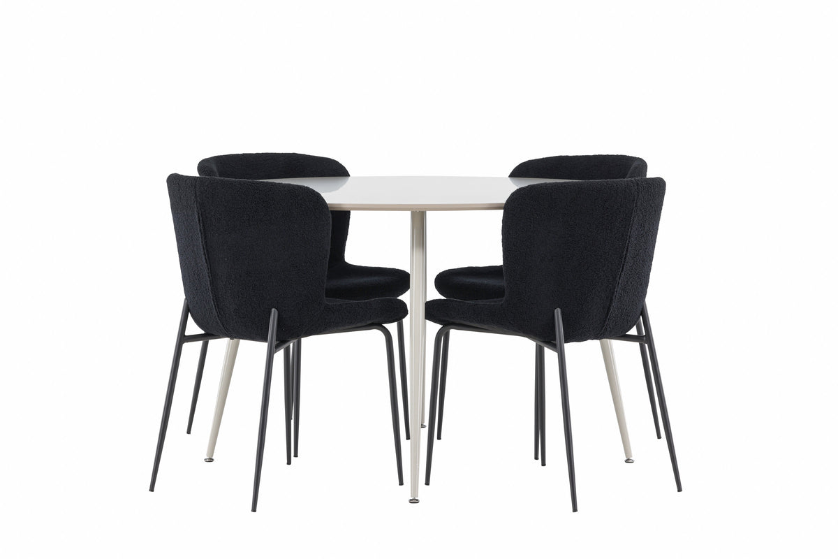 Plaza Matbord med Modesto Stolarna – MDF