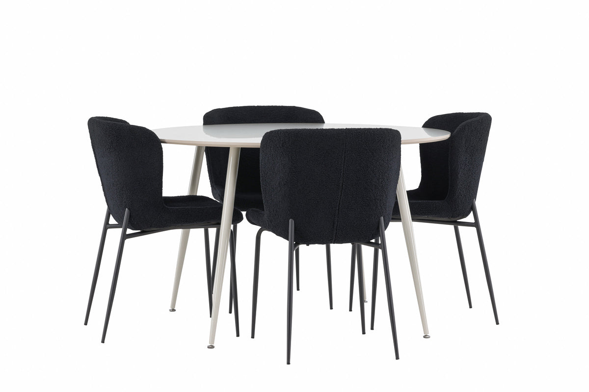 Plaza Matbord med Modesto Stolarna – MDF