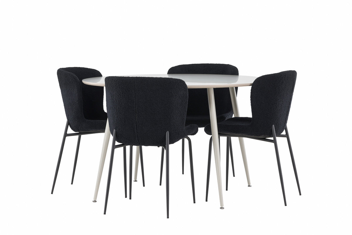 Plaza Matbord med Modesto Stolarna – MDF