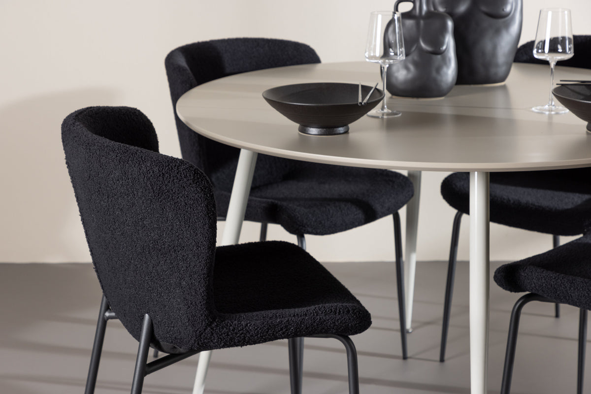 Plaza Matbord med Modesto Stolarna – MDF