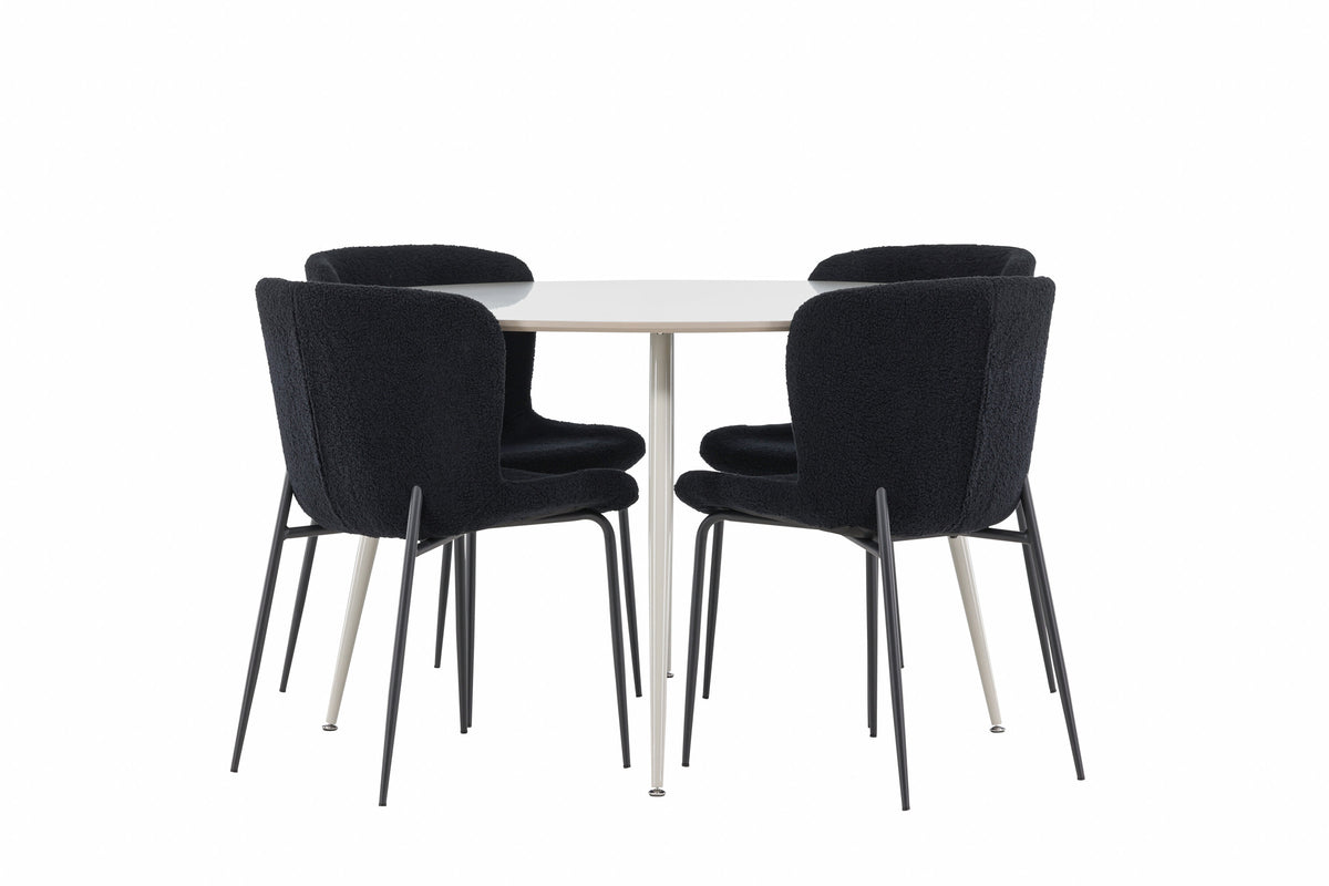 Plaza Matbord med Modesto Stolarna – MDF