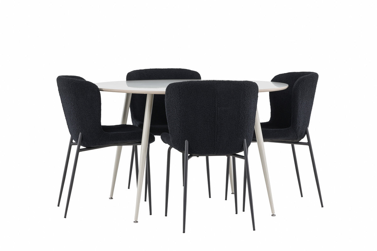 Plaza Matbord med Modesto Stolarna – MDF