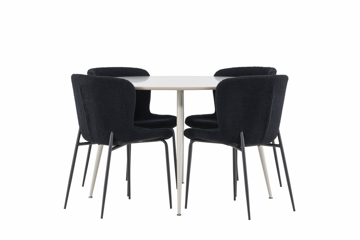 Plaza Matbord med Modesto Stolarna – MDF