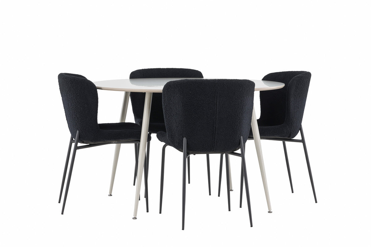 Plaza Matbord med Modesto Stolarna – MDF