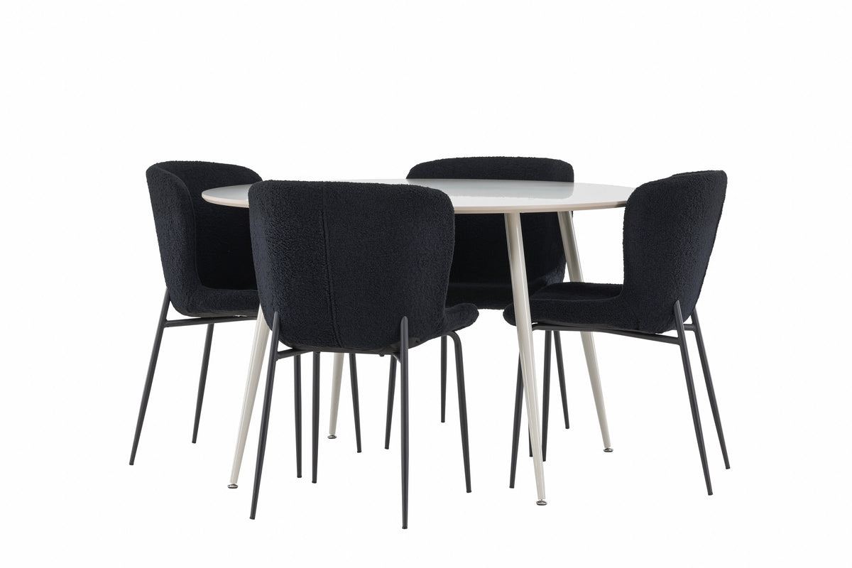 Plaza Matbord med Modesto Stolarna – MDF