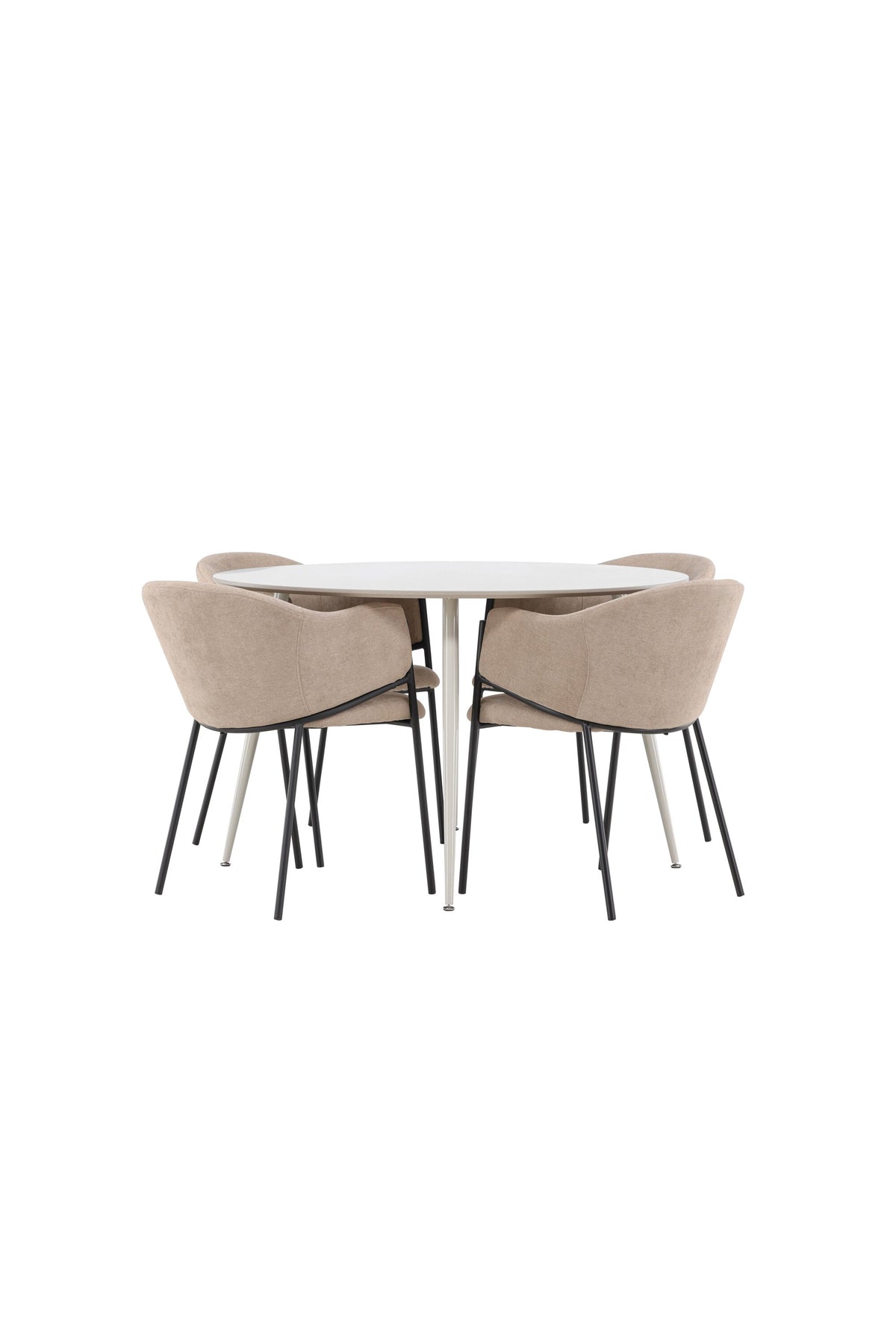 Plaza Matbord med Evelina Stolarna – MDF