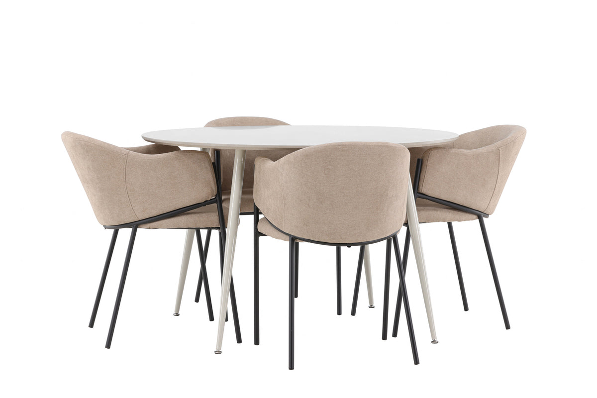 Plaza Matbord med Evelina Stolarna – MDF
