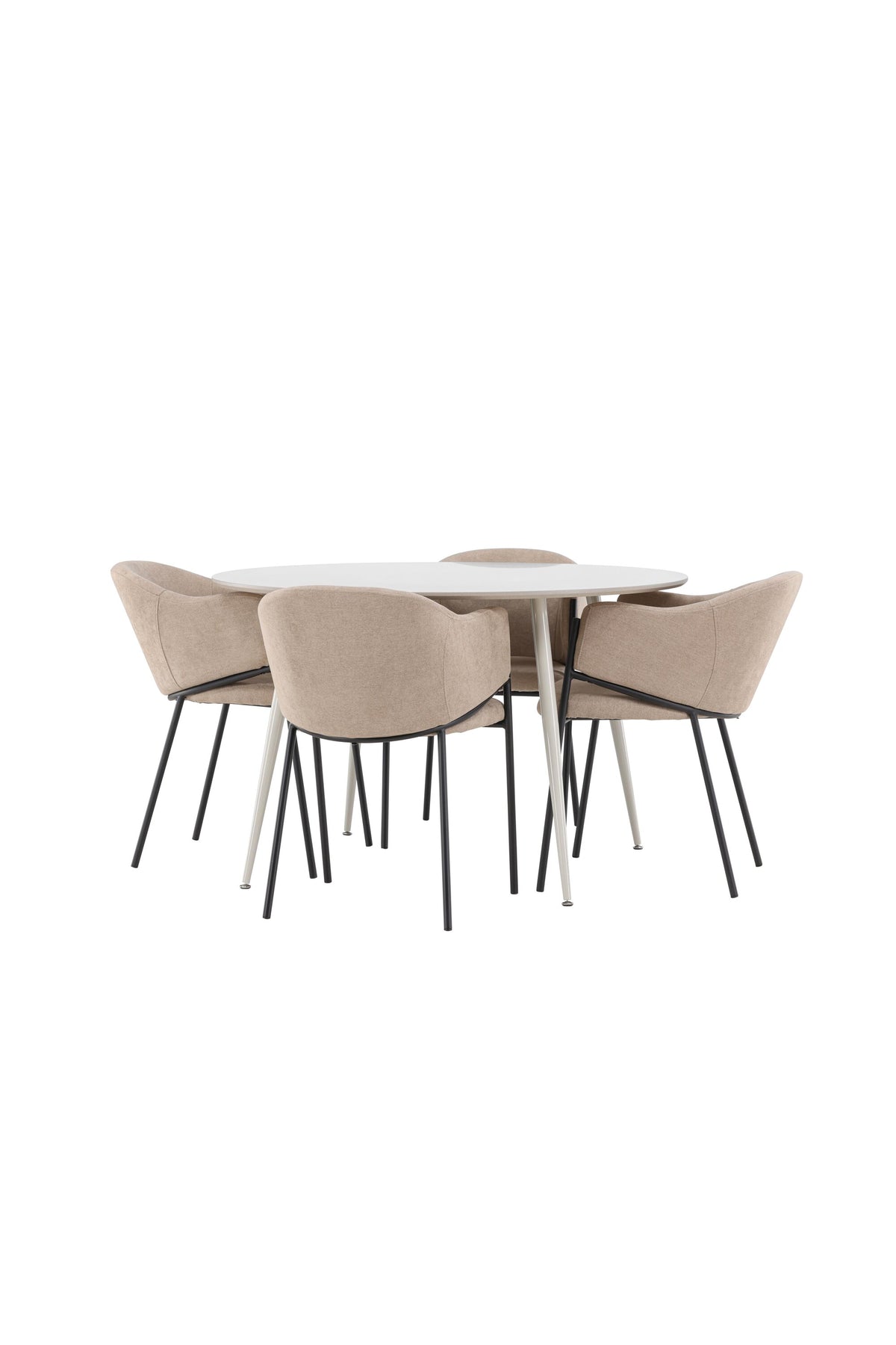 Plaza Matbord med Evelina Stolarna – MDF