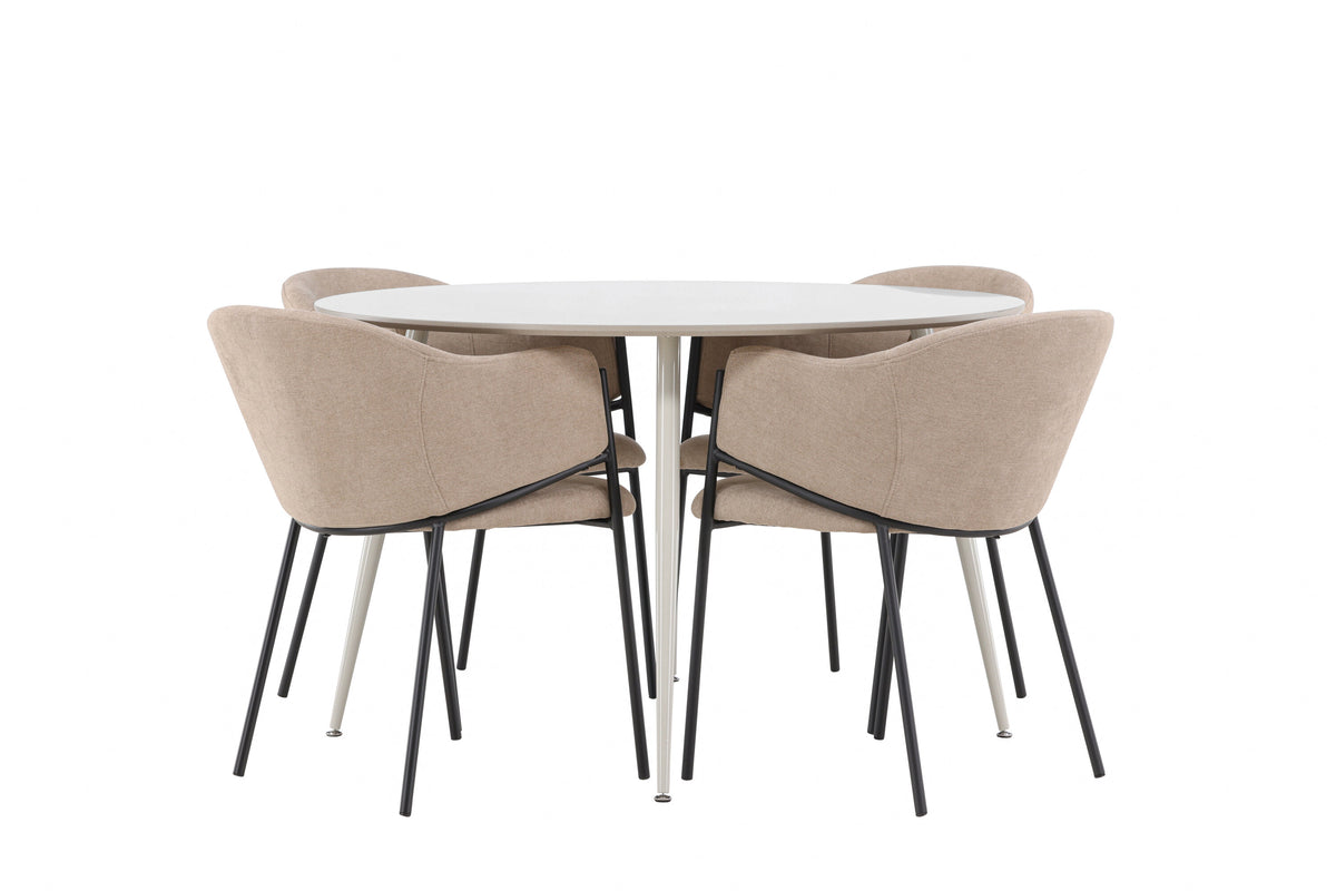 Plaza Matbord med Evelina Stolarna – MDF