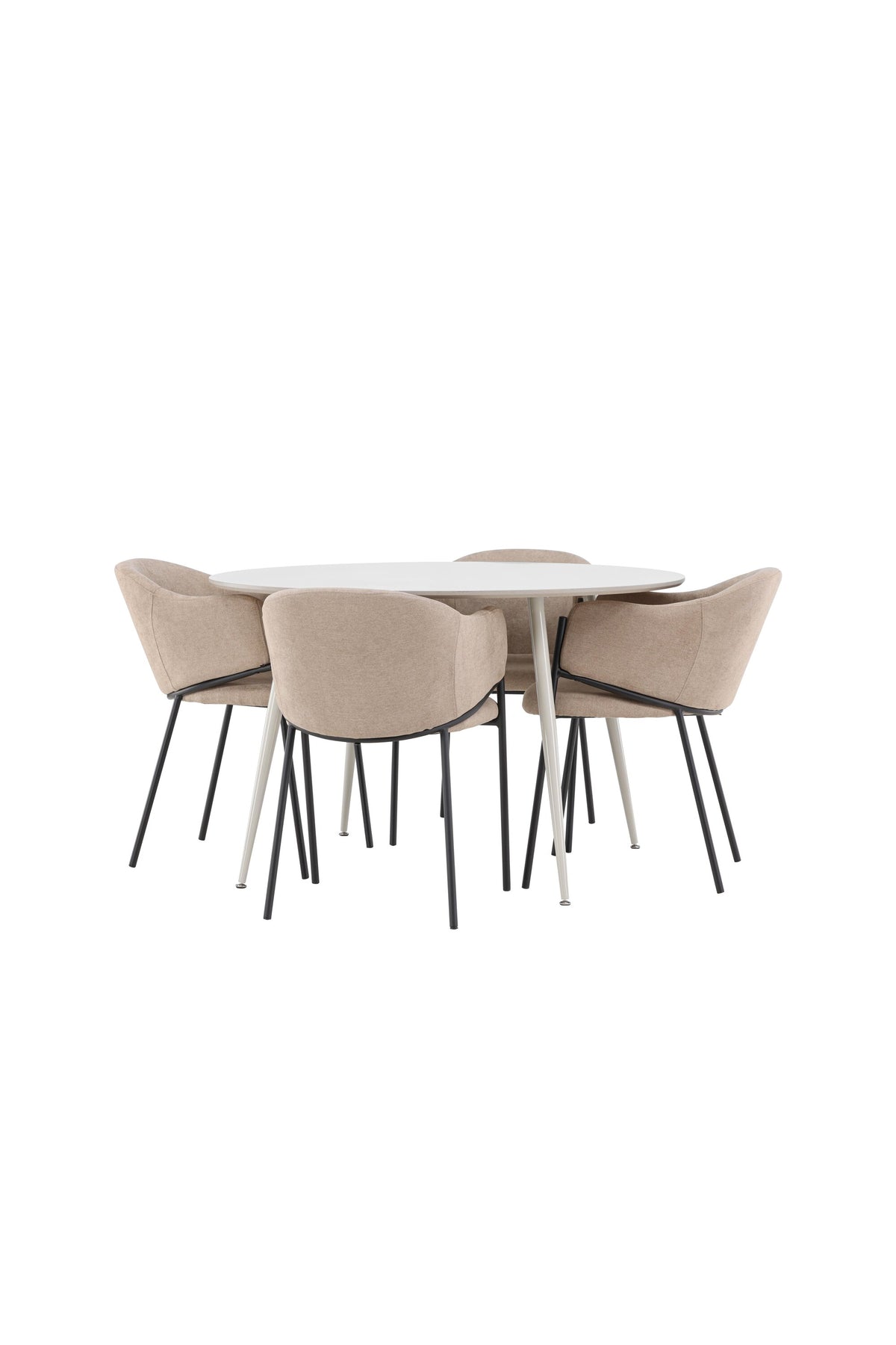 Plaza Matbord med Evelina Stolarna – MDF