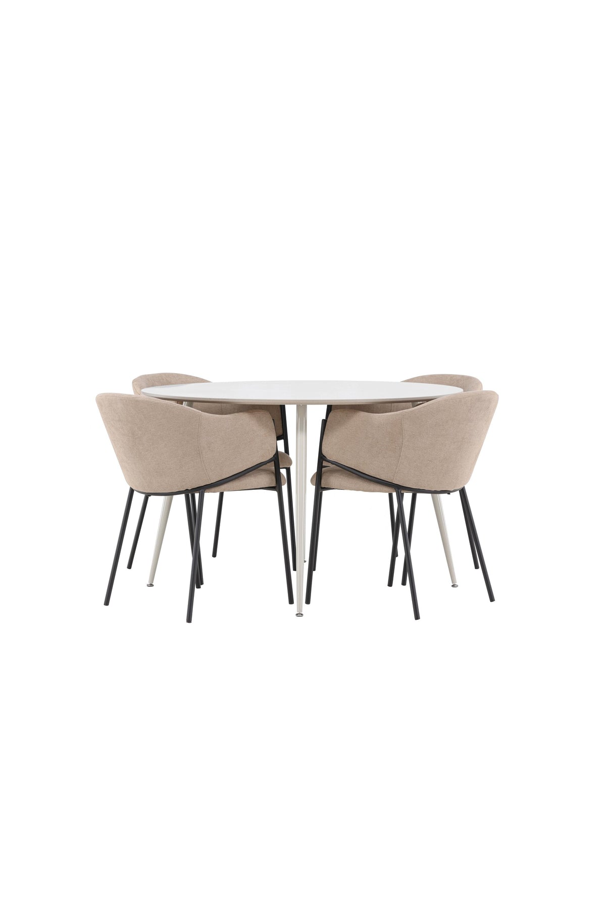 Plaza Matbord med Evelina Stolarna – MDF
