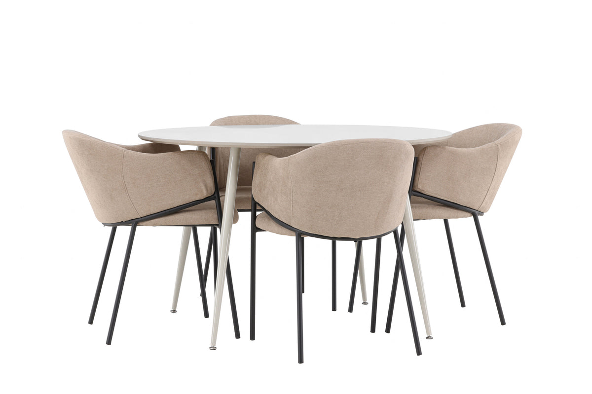 Plaza Matbord med Evelina Stolarna – MDF