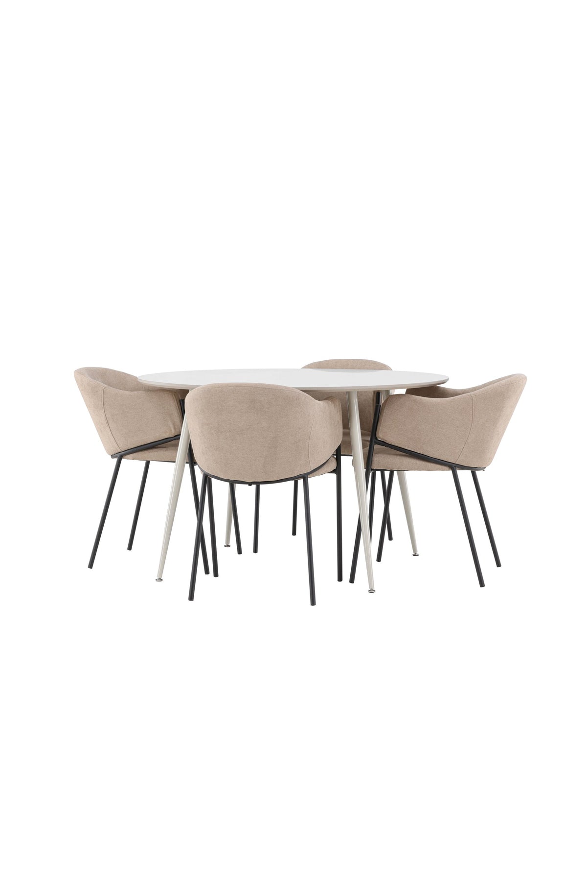 Plaza Matbord med Evelina Stolarna – MDF