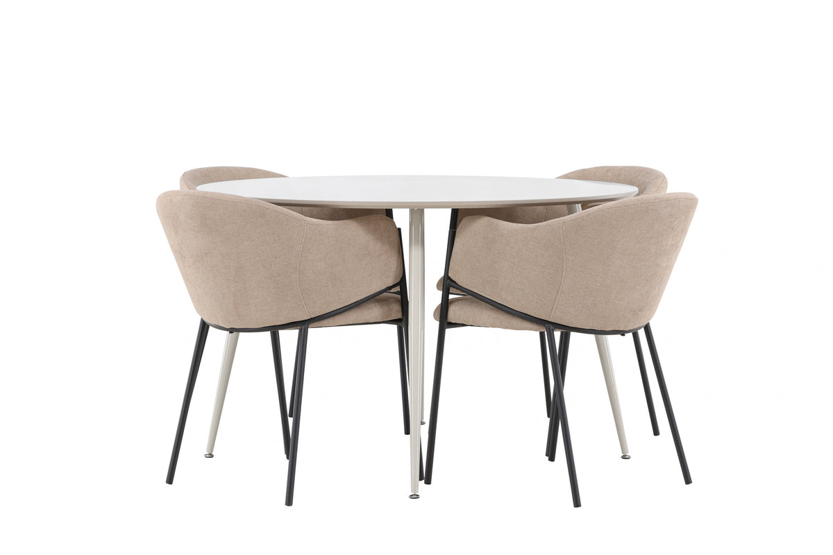Plaza Matbord med Evelina Stolarna – MDF