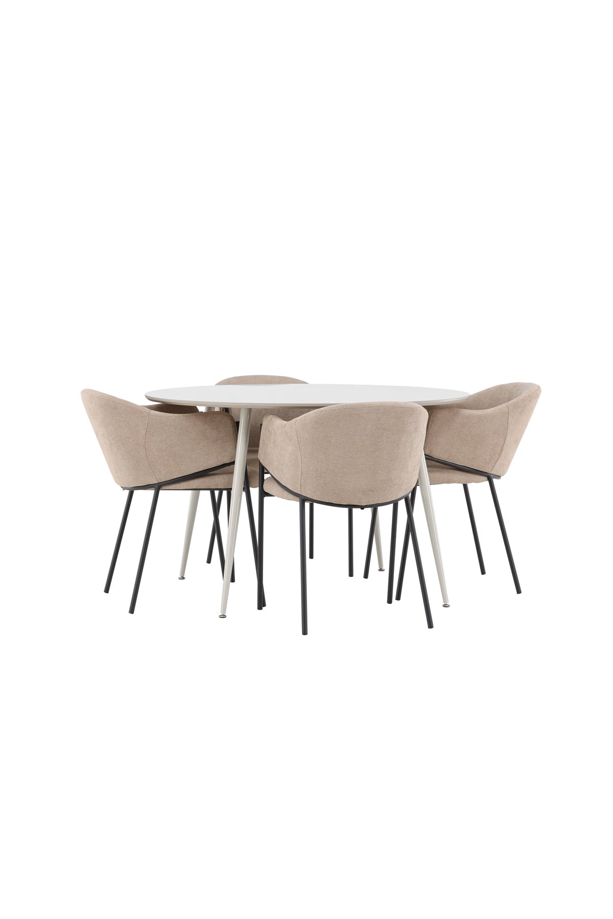 Plaza Matbord med Evelina Stolarna – MDF