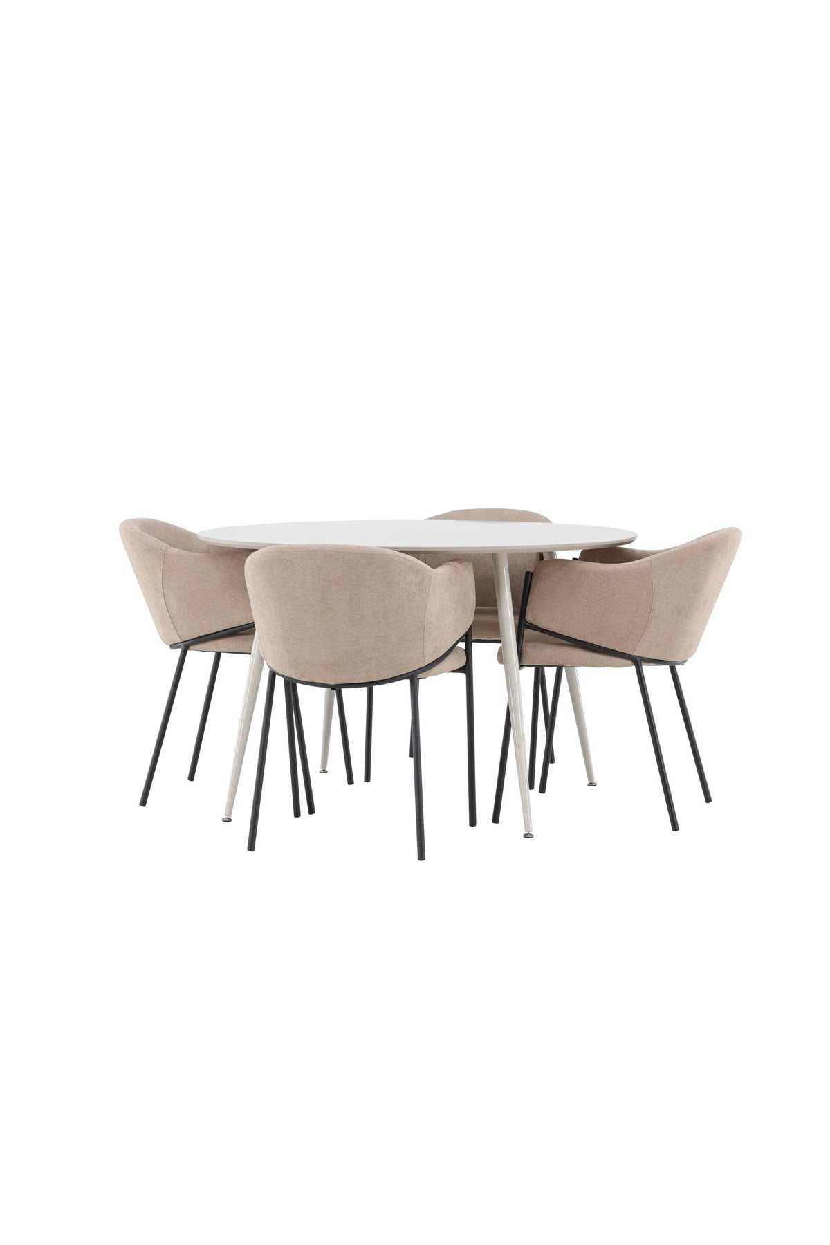 Plaza Matbord med Evelina Stolarna – MDF