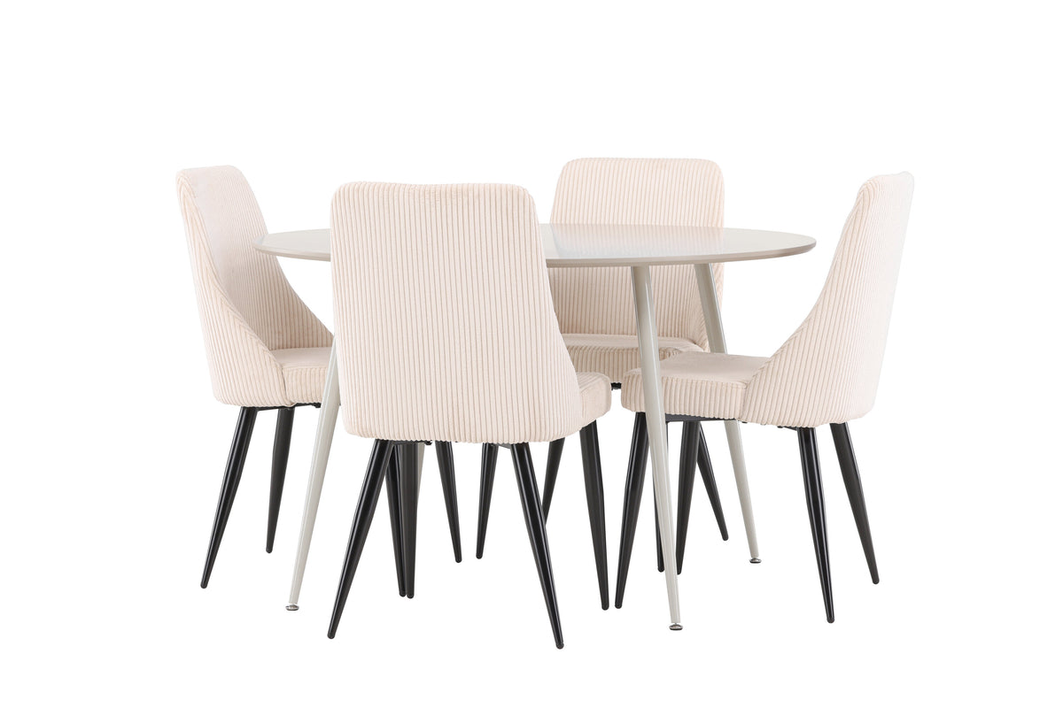 Plaza Matbord med Leone Stolarna – MDF
