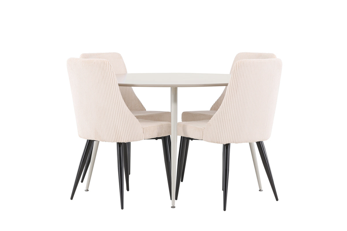 Plaza Matbord med Leone Stolarna – MDF