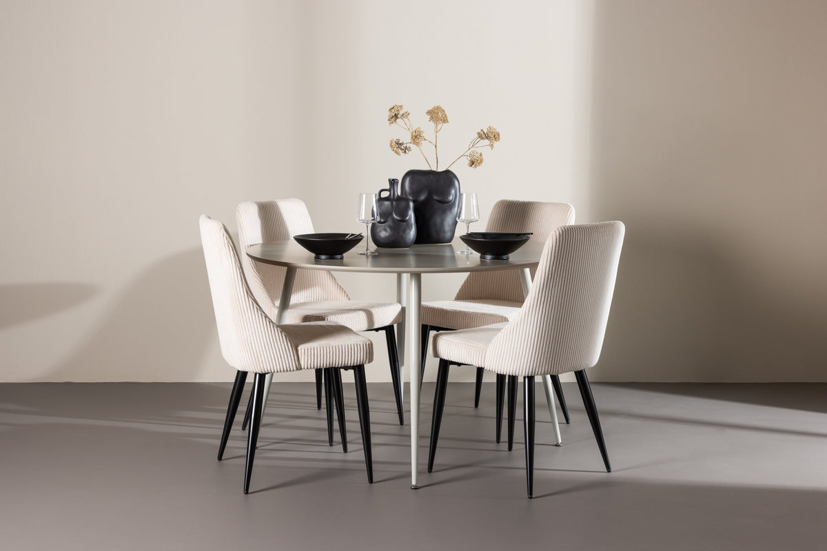 Plaza Matbord med Leone Stolarna – MDF