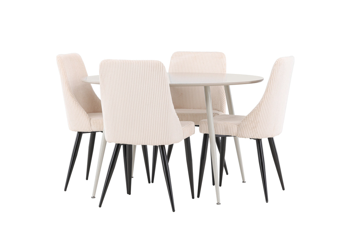 Plaza Matbord med Leone Stolarna – MDF