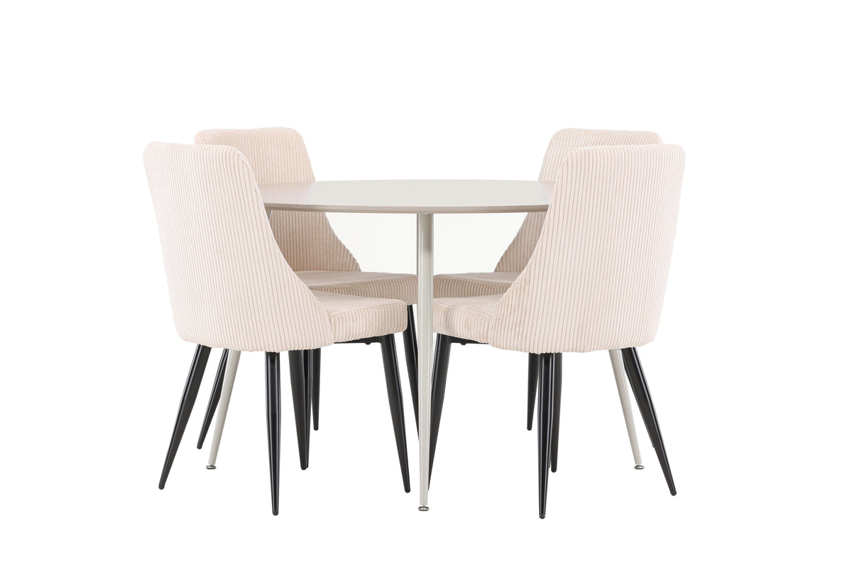 Plaza Matbord med Leone Stolarna – MDF