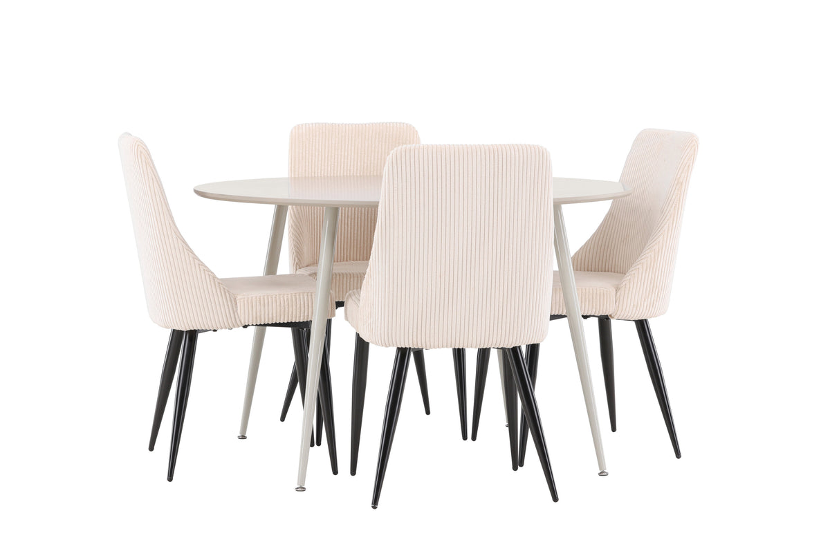 Plaza Matbord med Leone Stolarna – MDF